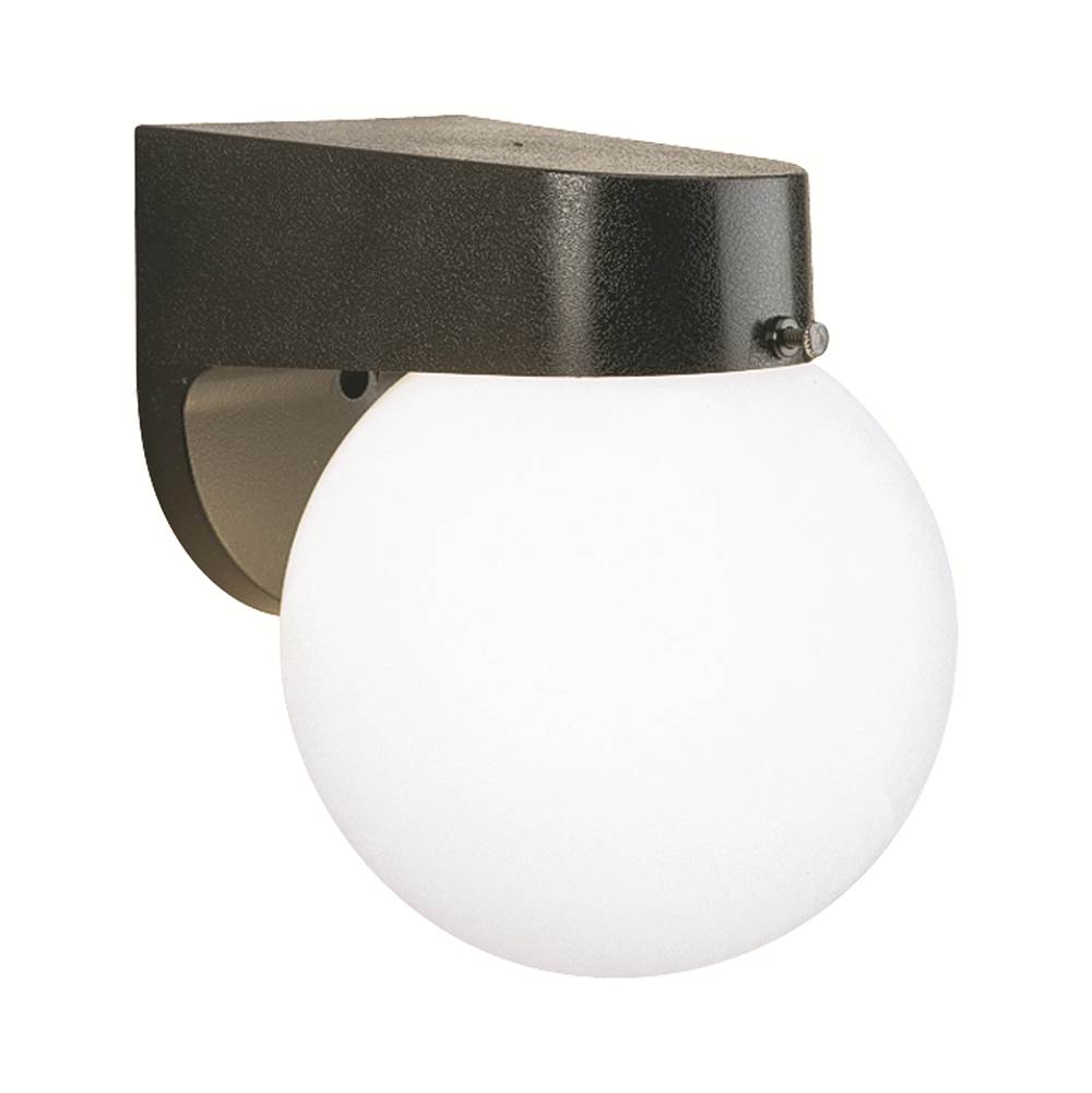Thomas Lighting Essentials 1-Light Outdoor Wall Lantern in Black