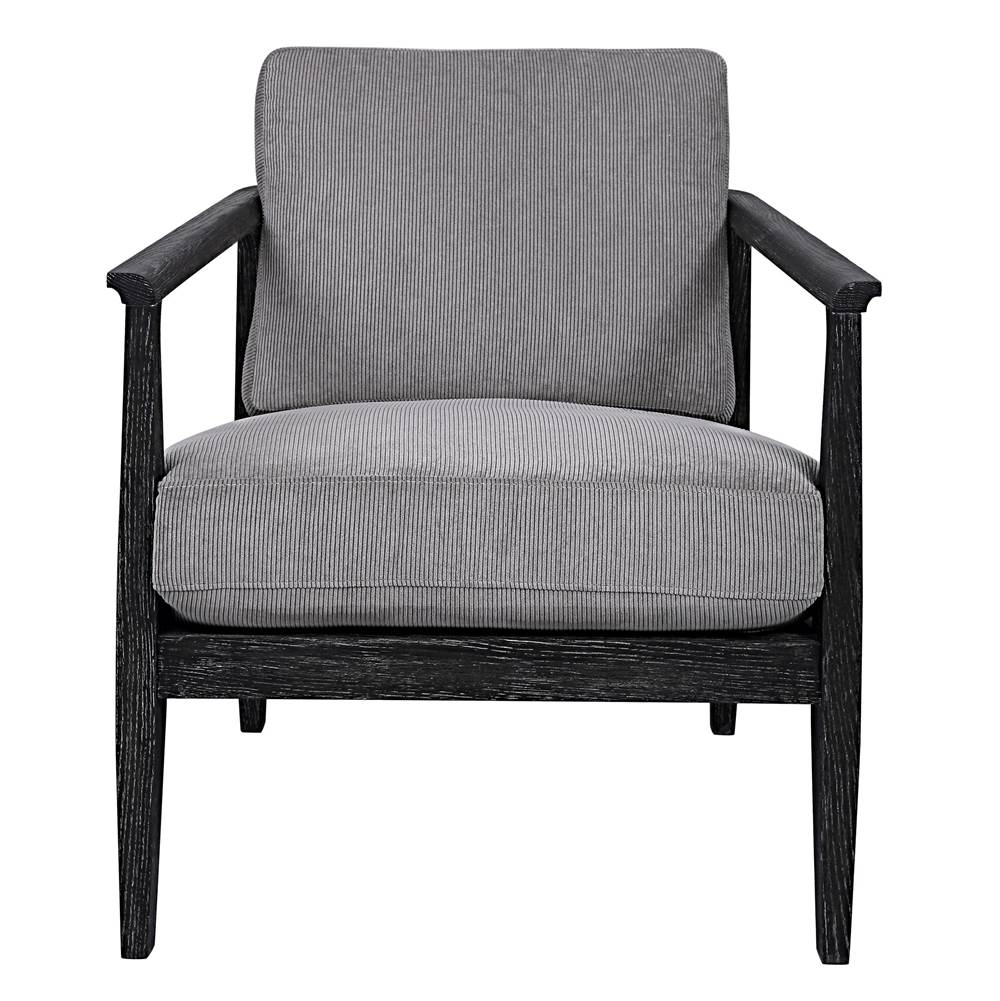 Uttermost Uttermost Brunei Modern Gray Accent Chair