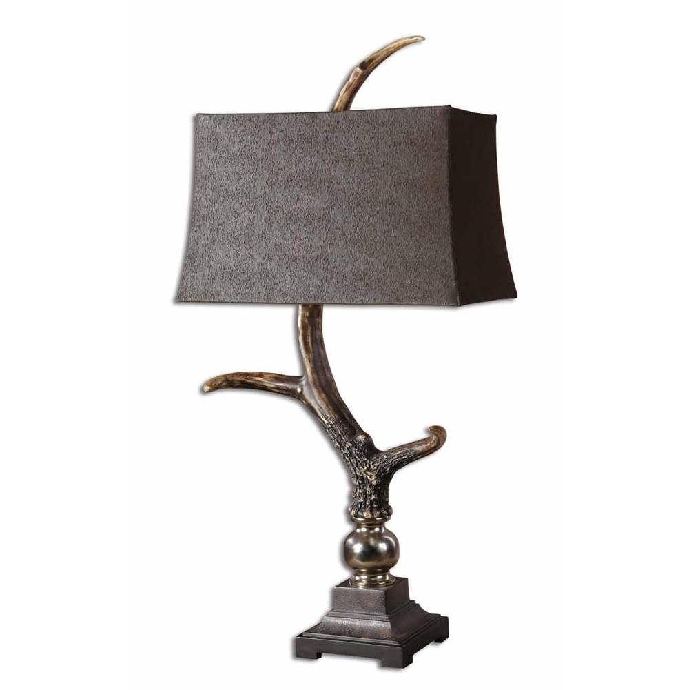 Uttermost Uttermost Stag Horn Dark Shade Table Lamp