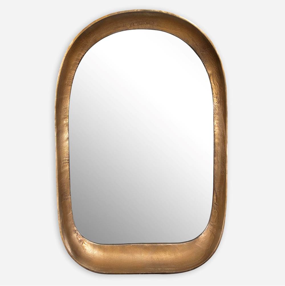 Uttermost Uttermost Bradano Brass Arch Mirror