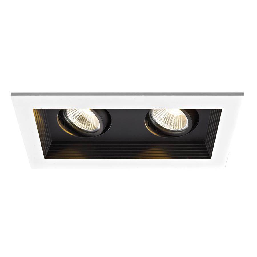 WAC Lighting Mini Multiple LED Two Light Remodel Housing with Trim and Light Engine